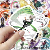 180张鬼灭之刃立绘贴纸卡通动漫趣味ins风装 饰行李箱素材标签防水