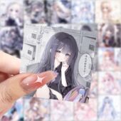 少女头像贴纸笔记本卡通贴画手机手账装 175张新款 二次元 饰diy贴纸
