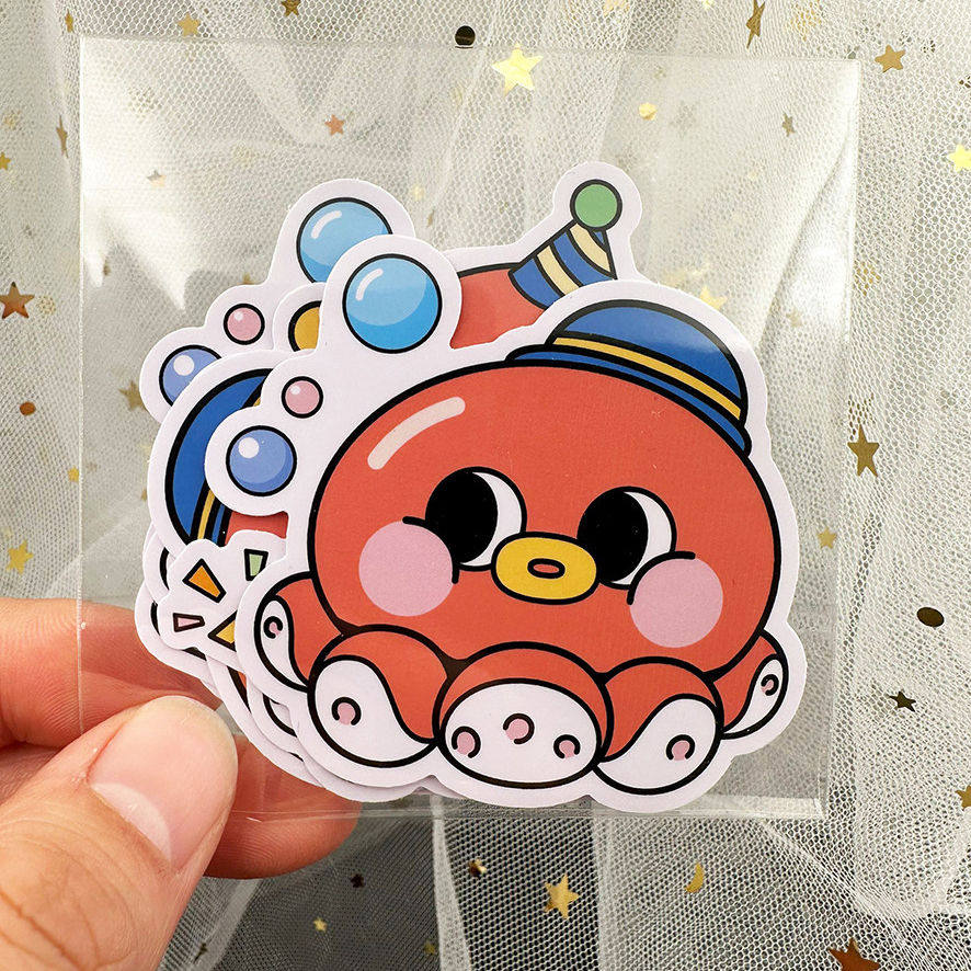 专业定做透明PVC不干胶贴纸
