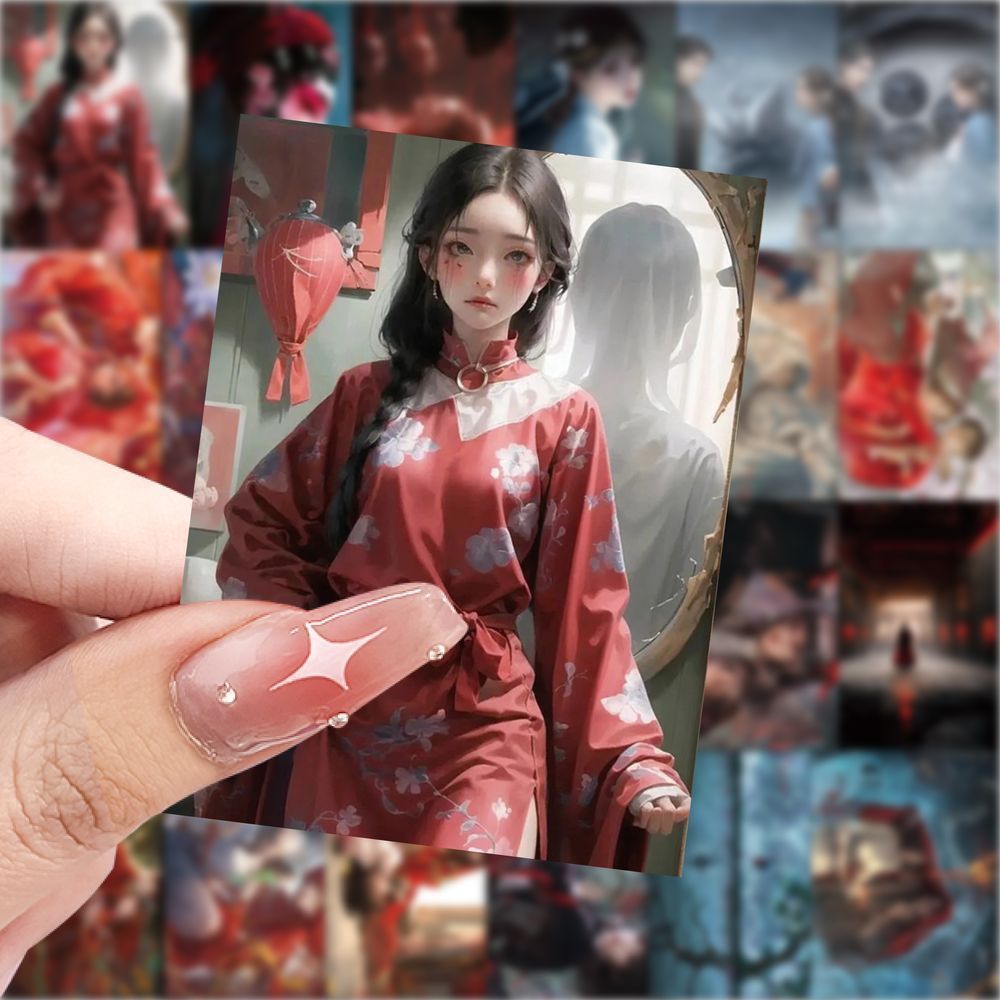 126张纸嫁衣壁纸贴纸新中式国风