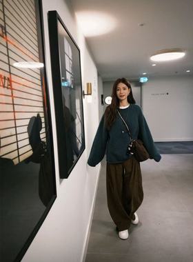 【大潘专享】沈梦辰同款灯芯绒气球裤