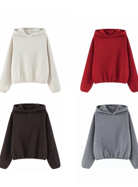 【橙子miracle】“拜年款”/新疆长绒棉/加绒连帽卫衣2712C/1297