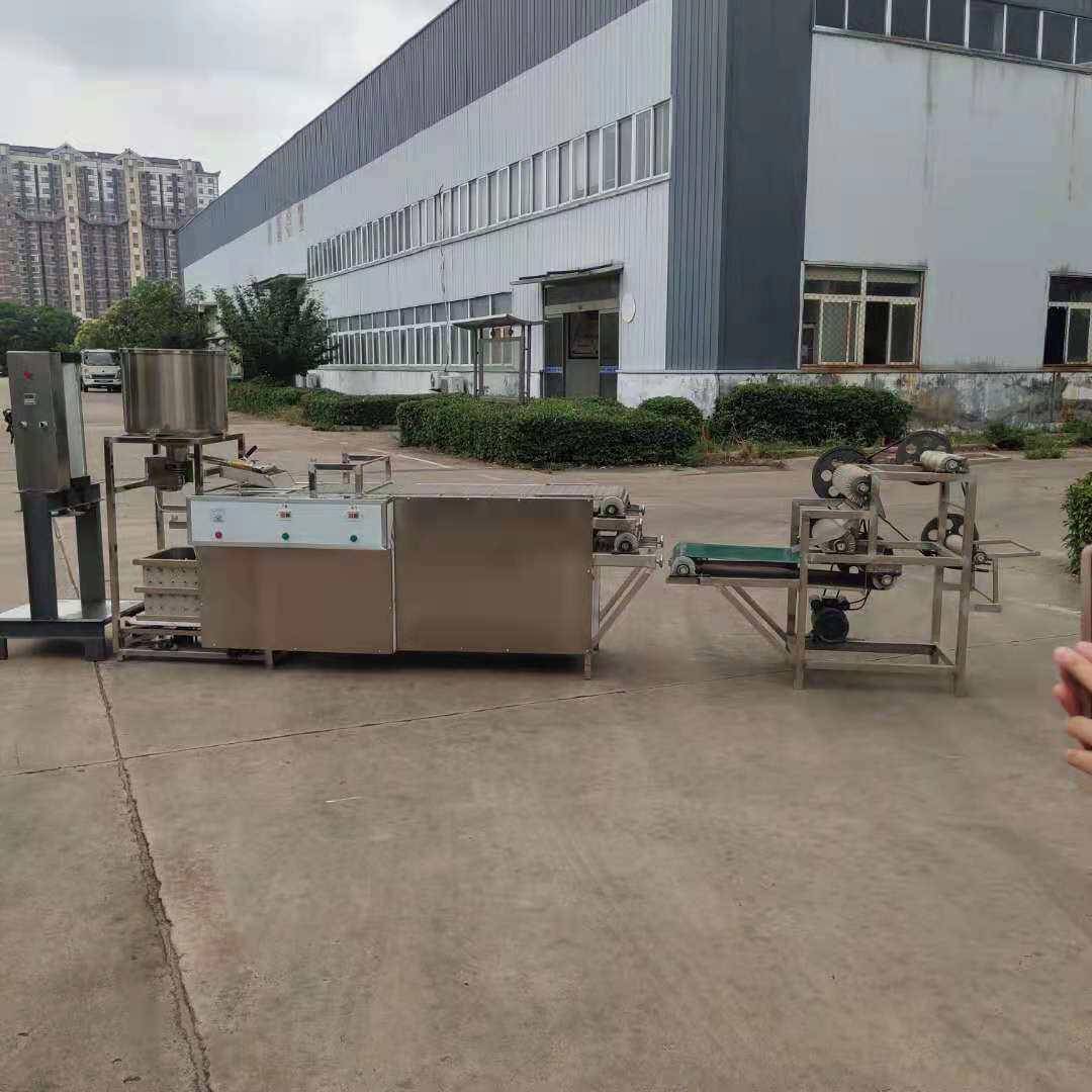 豆腐坊全自动千张机做豆腐皮成套设备厂家做素鸡卷机器效