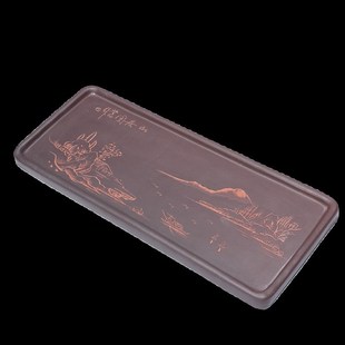 干泡台全手工小号长方形茶台功夫茶具 宜兴紫砂茶盘家用简约中式
