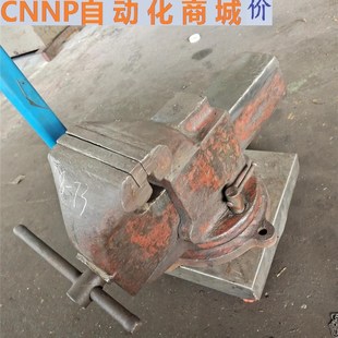 地方断裂 8寸重型台虎钳 重73公斤 老货加重型台钳 尾部画