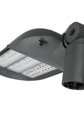 鸭舌路灯50W100W150W180W户外路灯头欧美款竖向透镜模组爆款超亮