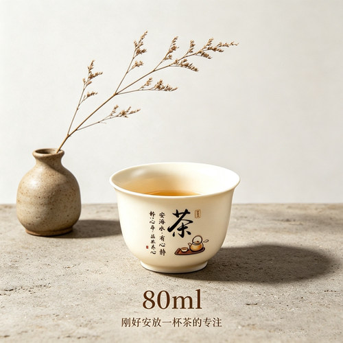 80ml一次性功夫茶杯茶具品茗杯