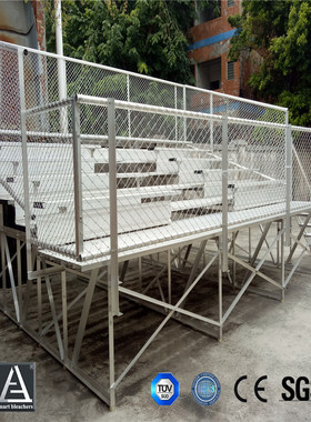 bleachers户外运动场固定看台 体育场 挑高层铝合金看台 活动看台