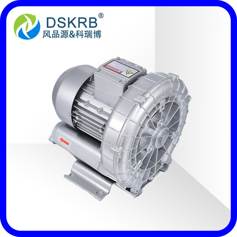 鱼塘增氧漩涡鼓风机GHBH 1D7 12 AR4 1.3KW污水曝气高压鼓风机