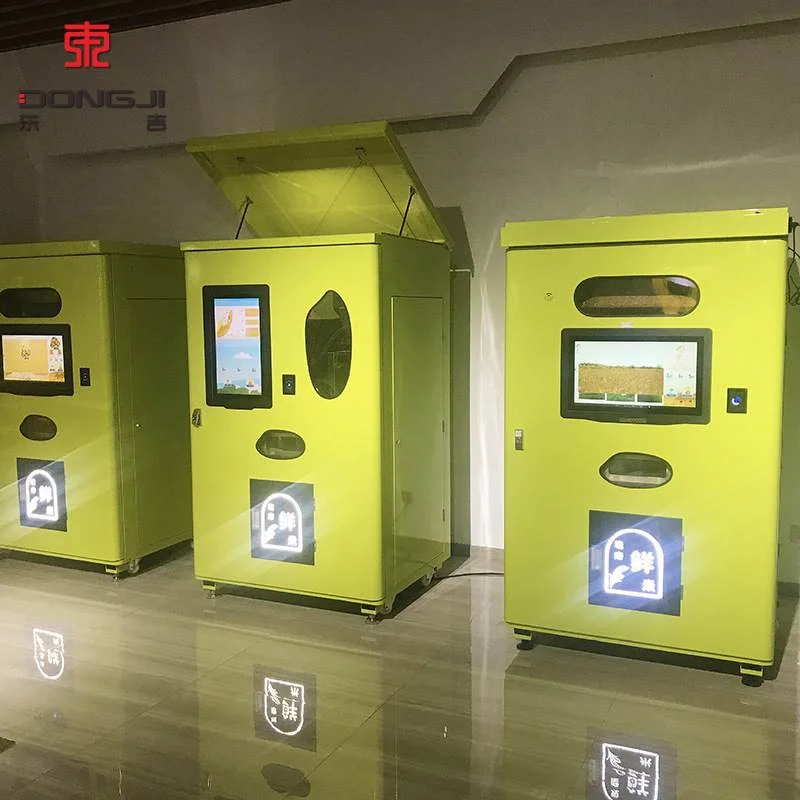 东吉新型智能碾米机谷子现磨现卖胚芽鲜米自动售米机厂家招商加盟