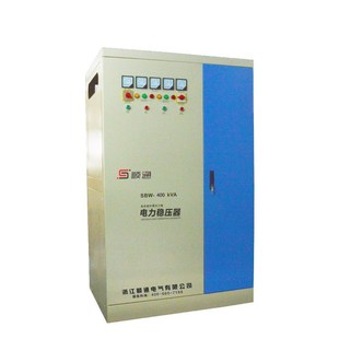 厂家直销大功率SBW 电力稳压器 500KVA三相380V工业数控补偿式