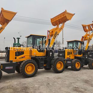 鲁宇养殖场清粪小铲车 仓库养殖农用抓草机 山东鲁工20铲车装 载机