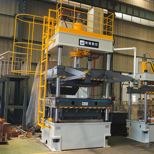 定制200吨液压机四梁四柱压力机纸浆成型油压机一体式伺服压机