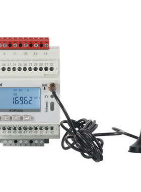 安科瑞ADW300W/CK三相无线电表,4G、lora通讯,标配带100A互感器
