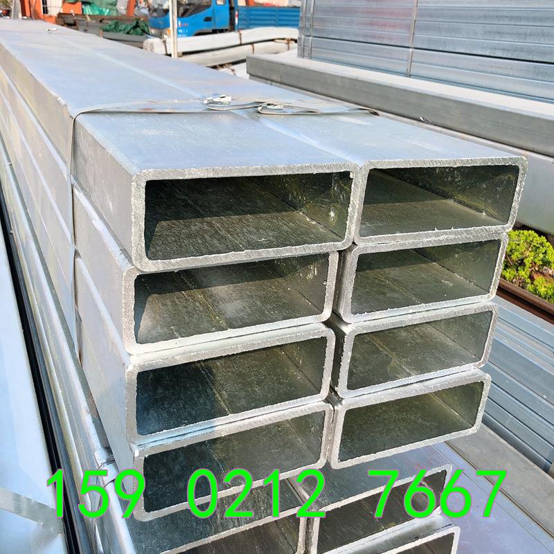 镀锌方通 Q235B镀锌扁通 Q355B镀锌矩形管20*80 32*32 38*38