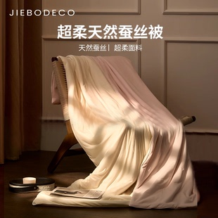 蚕丝被100天然桑蚕丝春秋夏被被子被芯棉被四季 被空调被夏凉被