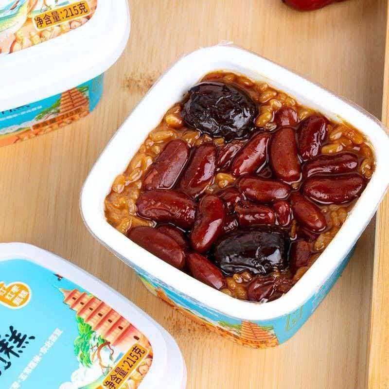 西安特产思粮缘即食甑糕糯米饭双枣甜糕芸豆粽子八宝饭夜宵零食
