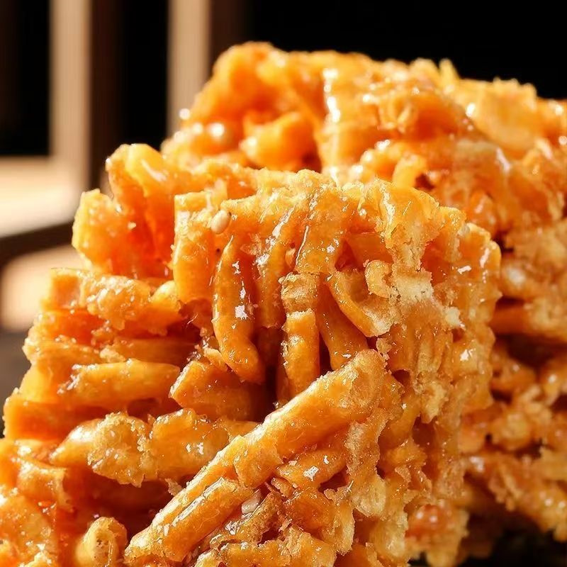 【促销】老式硬脆琪玛酥传统糕点特产沙琪玛怀旧批发休闲小吃零食