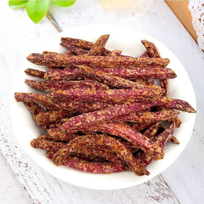 香薯爷蟹黄味紫薯干脆条酥脆芝士味紫薯条番薯地瓜干休闲解馋零食