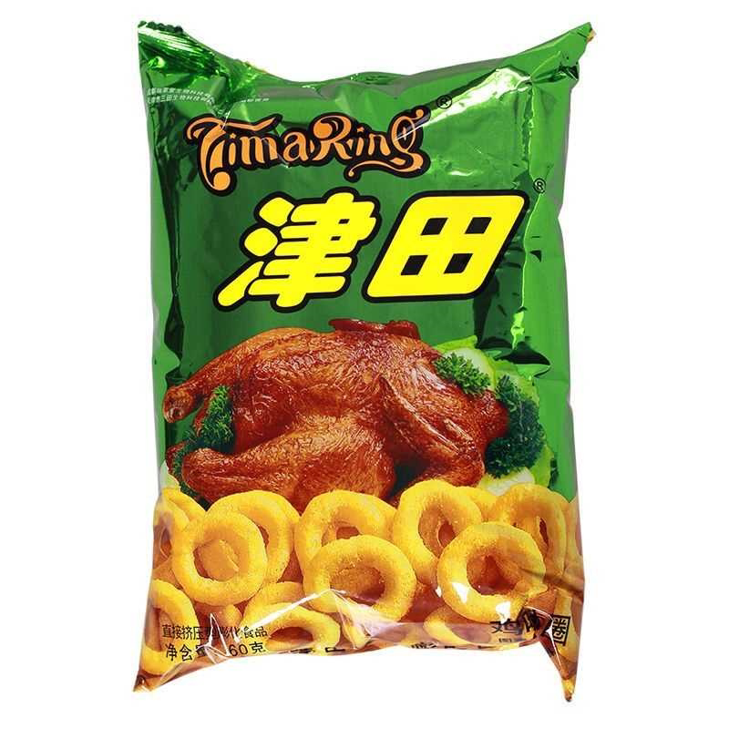 鸡味圈津田甜甜圈儿时怀旧 80后经典童年回忆膨化零食美食袋装60g