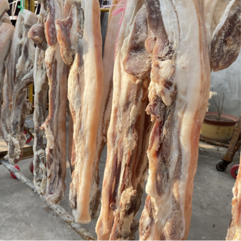 咸肉五花肉肋条安徽特产淮南正宗农家自制腊肉土猪肉风干腊味腊肉