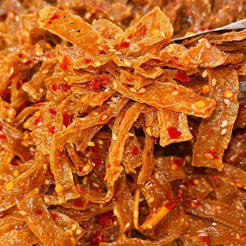 长沙魔芋干湖南特产香辣魔芋丝休闲零食小吃解馋麻辣素毛肚熟食