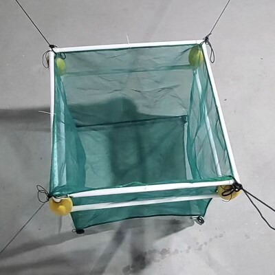悬浮全套带框架存鱼设备鱼池鱼苗回鱼养鱼养殖网中大型漂浮网箱