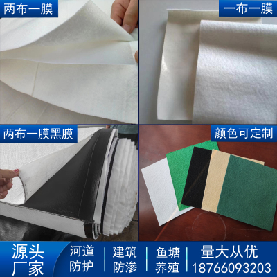 复合土工膜蓄水池人工湖河道鱼塘养殖垃圾填埋场防渗两布一布一膜