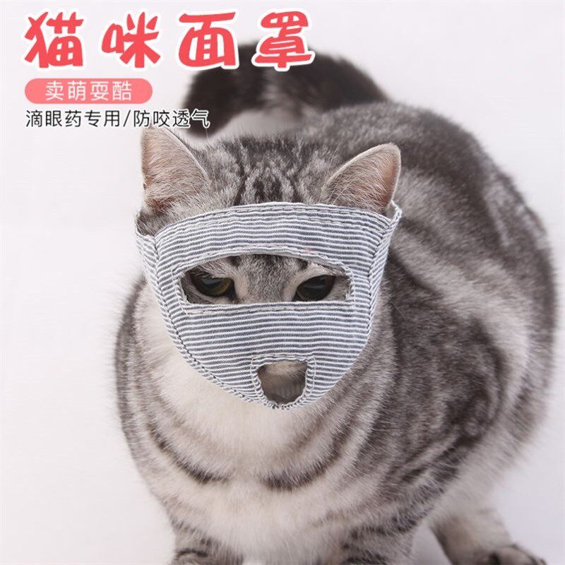 防猫叫扰民神器猫嘴套防叫猫咪防叫神器不让猫叫的神器猫脸罩透气