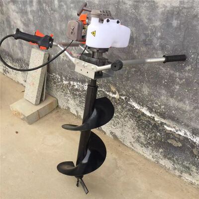 厂促大型植树造林打坑机 新型螺旋叶片挖坑机 道路旁边种树打眼品