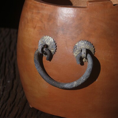 传统手工闽西副榜炉风炉红泥炉小碳炉功夫茶具砂铫茶壶橄榄炭炉