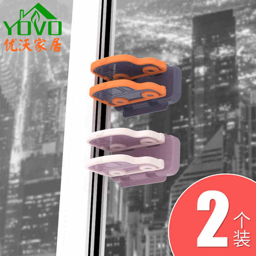 新款移门锁免安装断桥铝合金移窗锁扣免打孔塑钢推拉玻璃窗户锁具