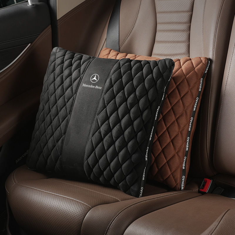 汽车腰靠被两用折叠宝马奥迪车内车用品抱枕被空调被车载