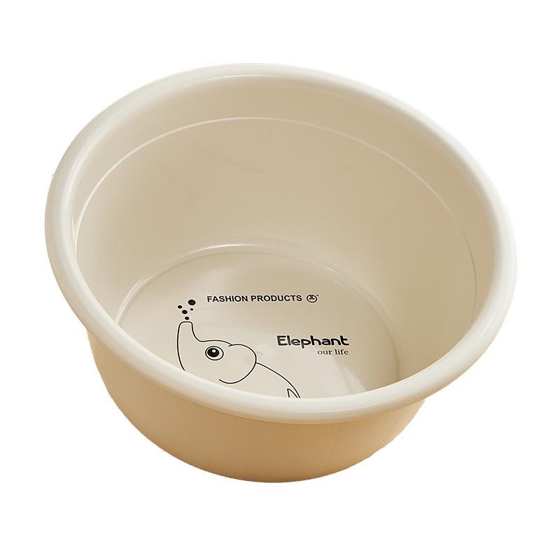 加厚大号塑料盆加深加大洗衣盆圆形成人洗脚盆耐热宝宝儿童洗澡盆