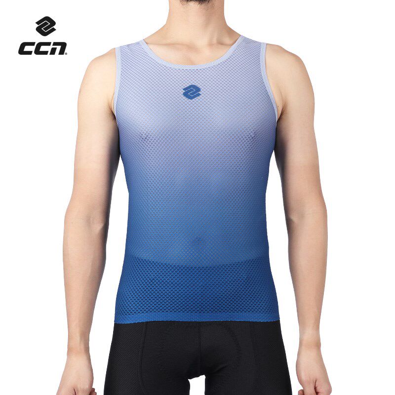 CCN Sewfree无缝系列 骑行服打底透气无袖自行车排汗衫背心夏季男