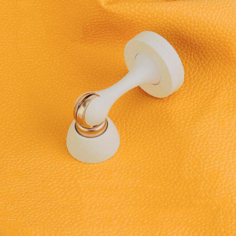 米白色强磁门吸卫生间不锈钢防撞门挡地吸卧室加厚吸门器静音打孔