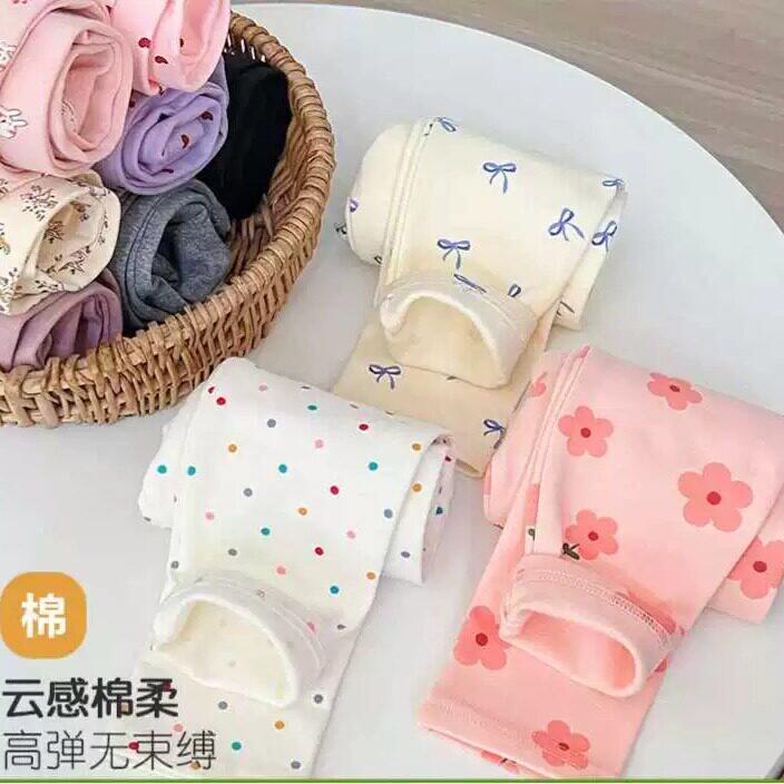 女童纯棉秋裤儿童棉毛裤女孩
