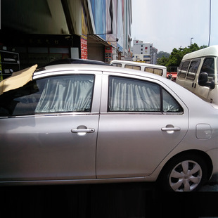 老捷达捷达春天捷达王捷达伙伴教练车专车专用丝布窗帘遮阳帘