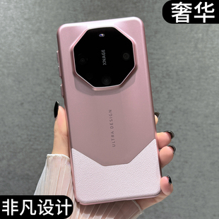 适用华为mate60RS非凡大师手机壳mate60pro 硬壳男 轻奢高档皮质60pro电镀高级感60保时捷全包镜头防摔女新款