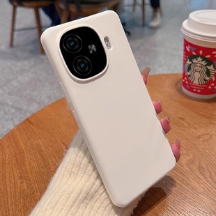 真液态硅胶适用IQOO Z9手机壳vivo新款耐脏iqooZ9Turbo软糯亲肤保护套全包防摔z9Turbo十男女简约纯色软外壳