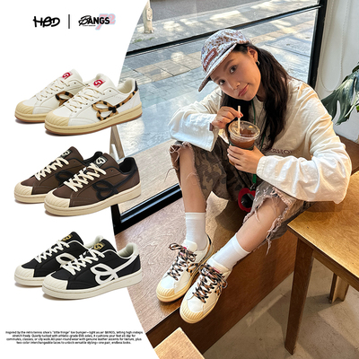 HBD板鞋贝壳头2026新款小刘海happy birds day百搭男女情侣休闲鞋