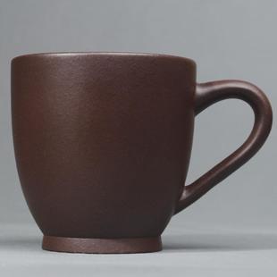 宜兴紫砂杯纯全手工主人杯原矿老紫泥杯带把品茗杯陶瓷茶盏功夫茶