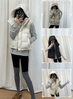 ASBR【lu爆款】渠道货！经典四格三星90白鸭绒羽绒马甲女25冬新款
