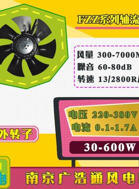 G型通风机变频调速电机专用400FZZ2 400FZZ3 外转子散热冷却风扇