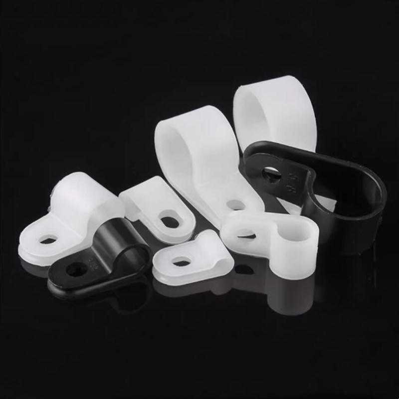 CC-0/0.5/1加厚款R型线夹理线夹固定夹线夹子线卡