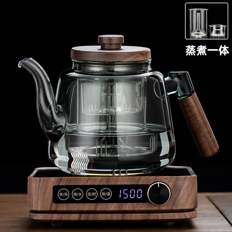 烧茶壶电热煮茶一体新款玻璃煮茶烧水电陶炉家用养生煮茶炉全自动