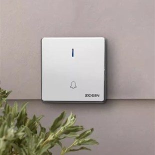 家用无线自产生标准按键防水智能长途门铃86型家用传呼机