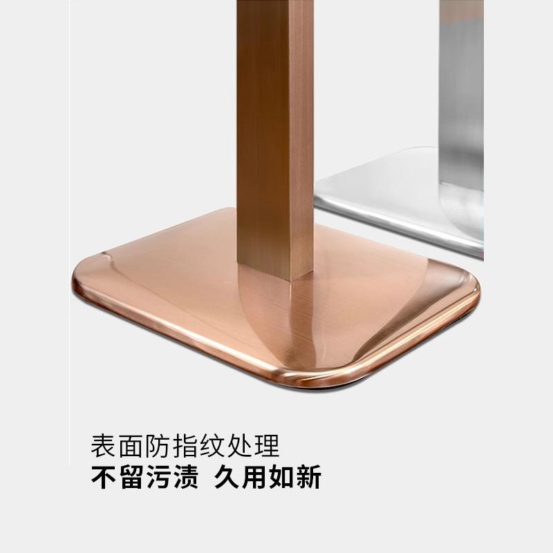 指示牌立式横向指引牌导向牌指路牌不锈钢广告牌展示架水牌展示牌