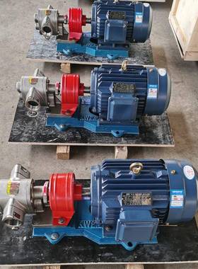 锈钢不齿轮泵KCB55NFP/83.3齿轮油泵抽豆自浆吸泵润滑泵涤剂化工