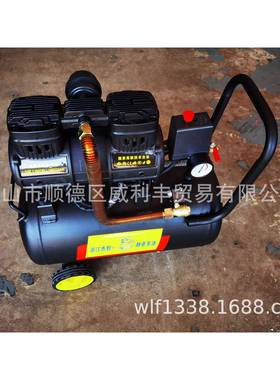 厂家修科直木销杰豹无油静音空压机装工用打气泵实验JBW18300室牙